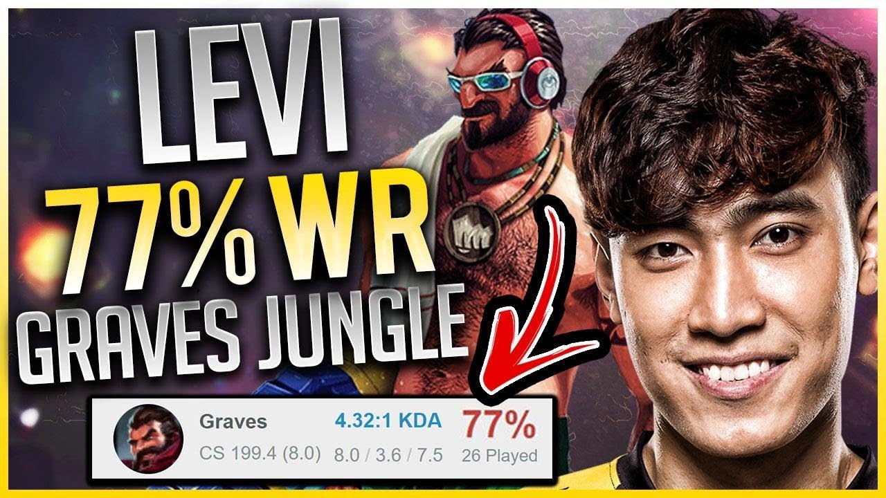LEVI 77% Win Rate Graves Jungle S8 (4.23 KDA)