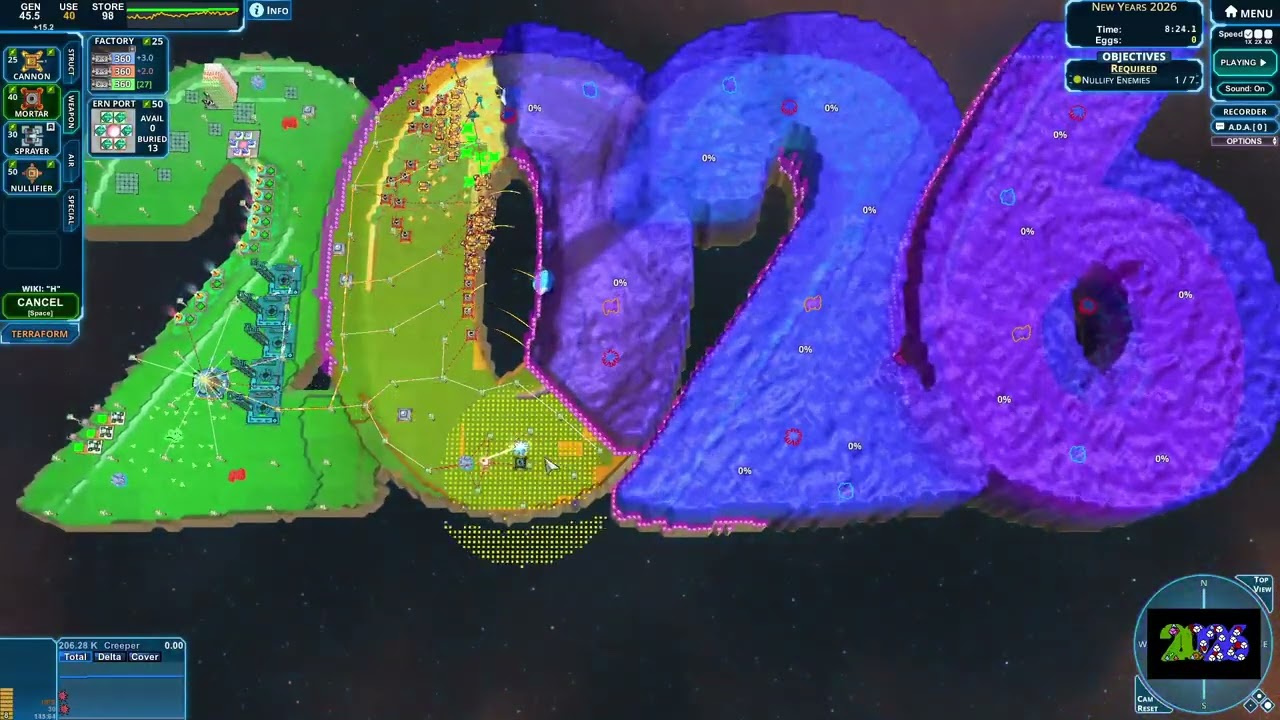 Creeper World 4 | New Years 2026 | 5938 | FenixGreen | Ep 51