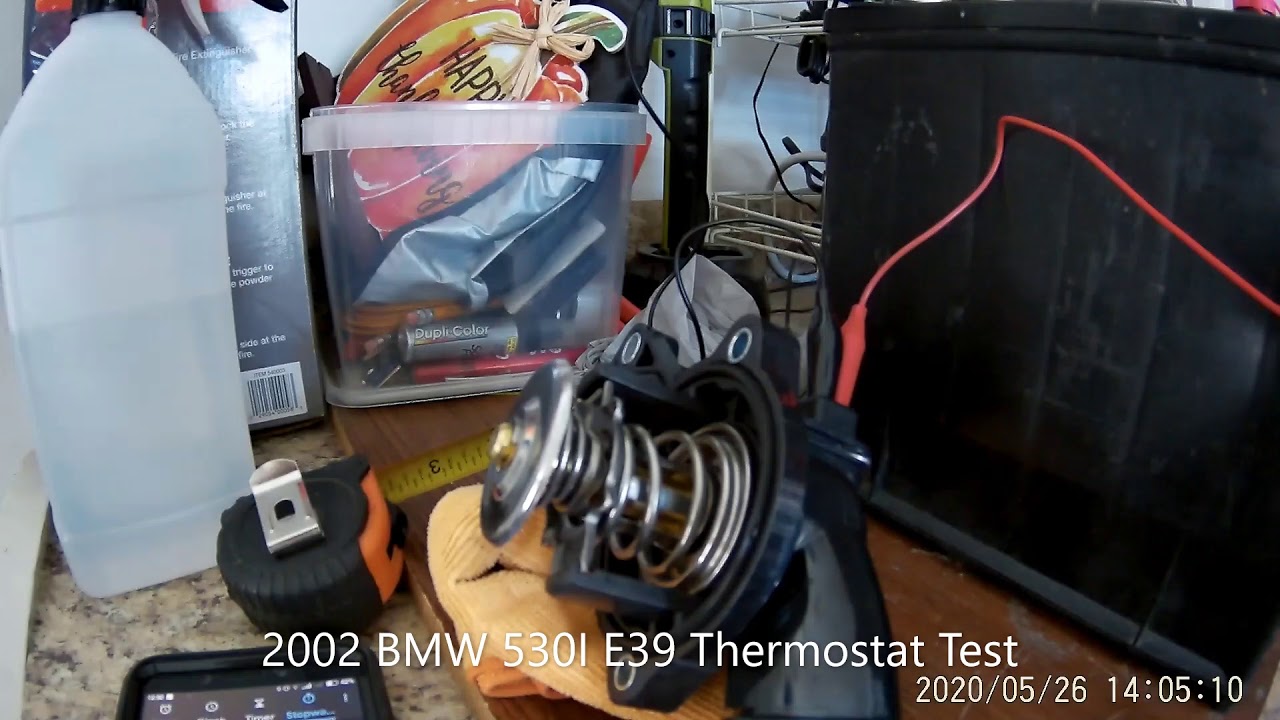 2002 BMW 530I E39 Thermostat Test