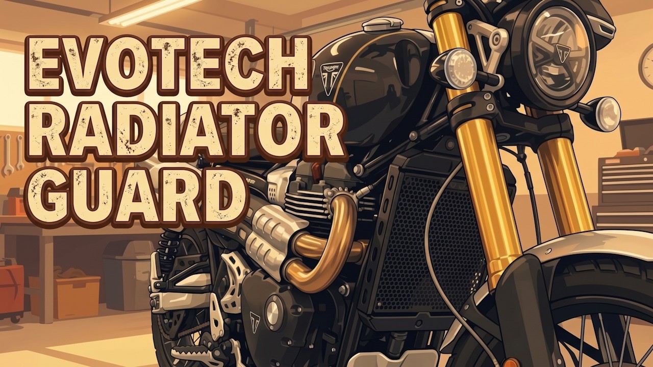 Scrambler 1200 XE получил защиту радиатора Evotech