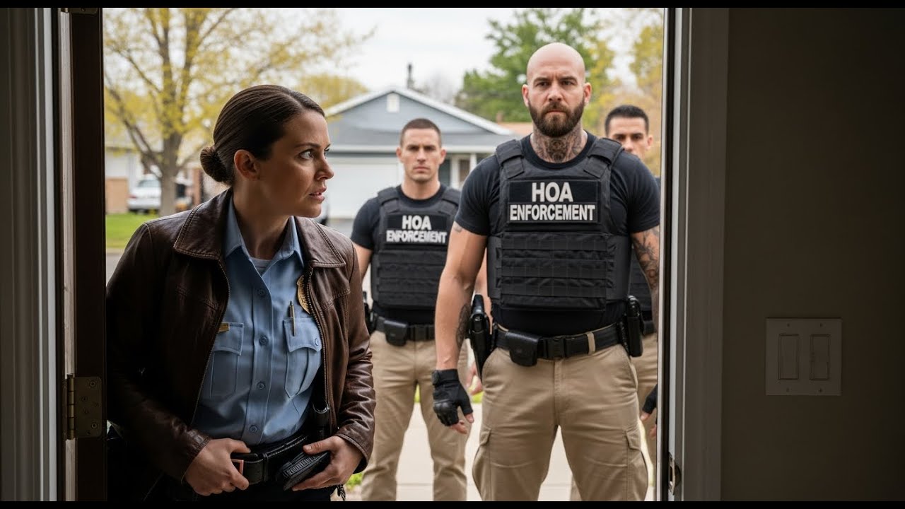 Fake HOA Cops Came for My Wife — They Froze When She Walked Out as County Sheriff!