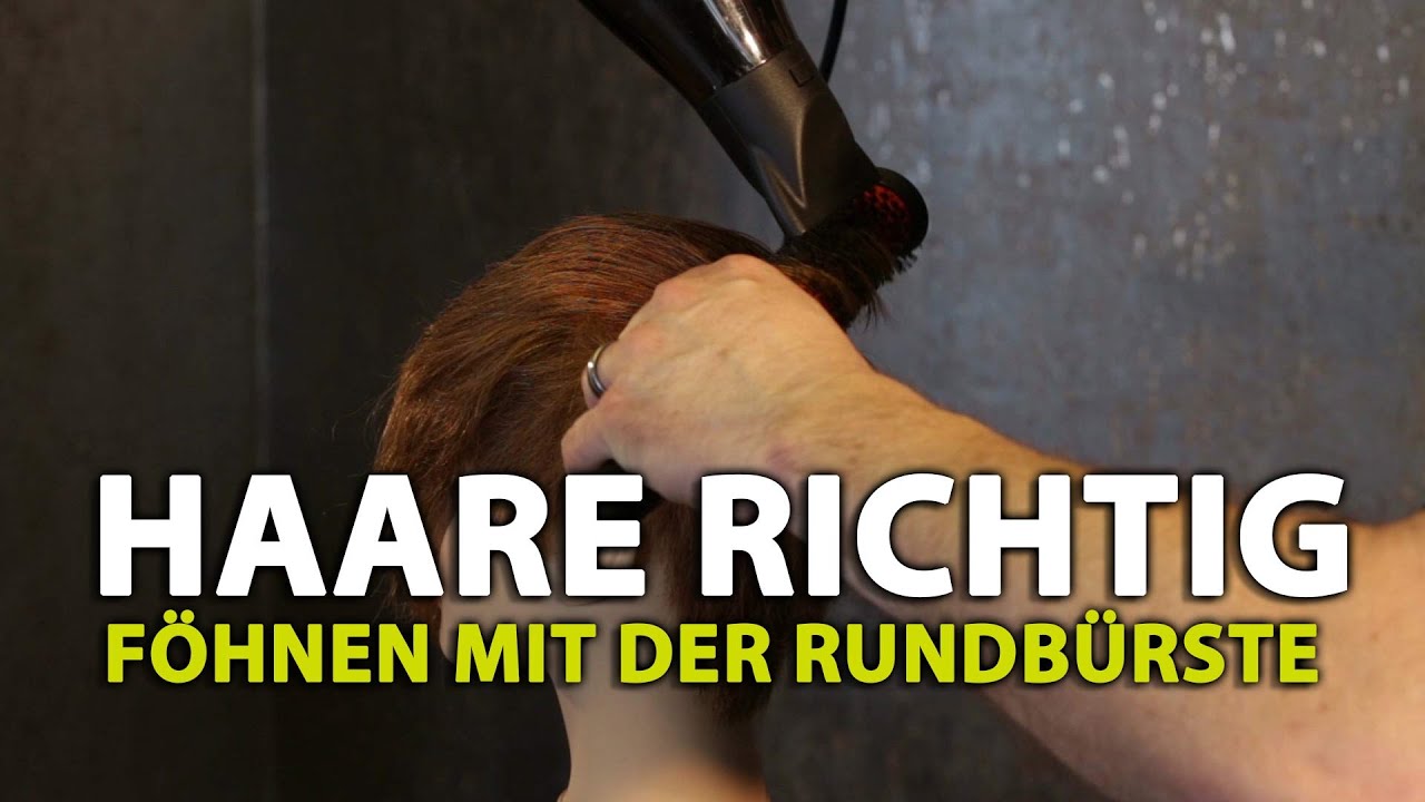 Haare richtig föhnen mit der Rundbürste | Anleitung + Tipps