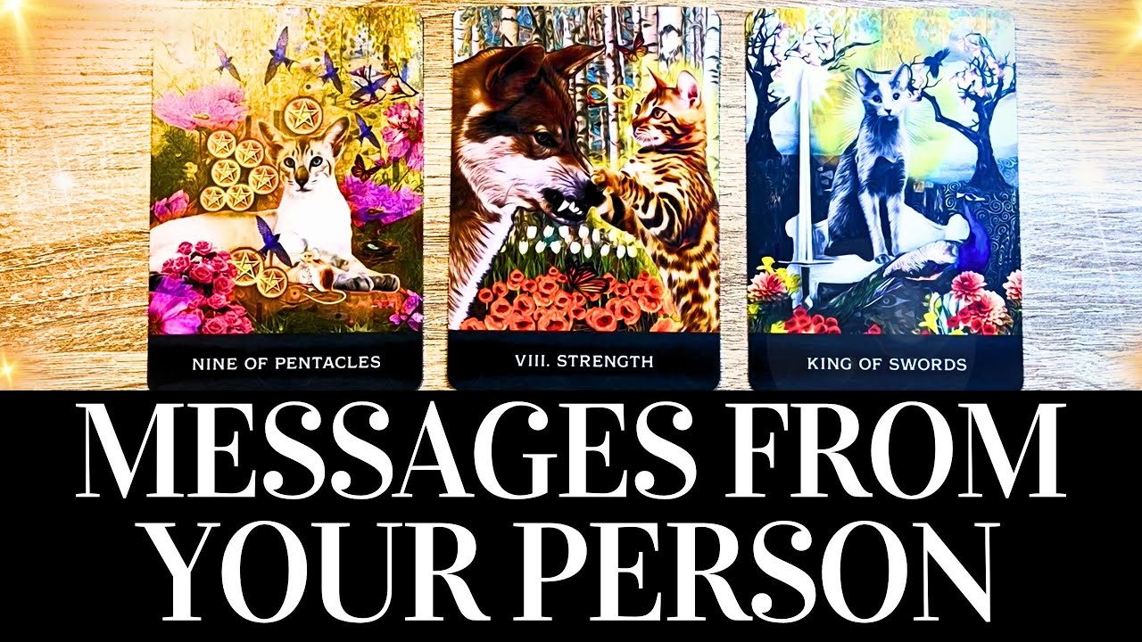 PICK A CARD 🔮❤️MESSAGES FROM THE PERSON ON YOUR MIND ❤️🔮 They Want YOU to Know THIS! 🌟 Tarot Reading
