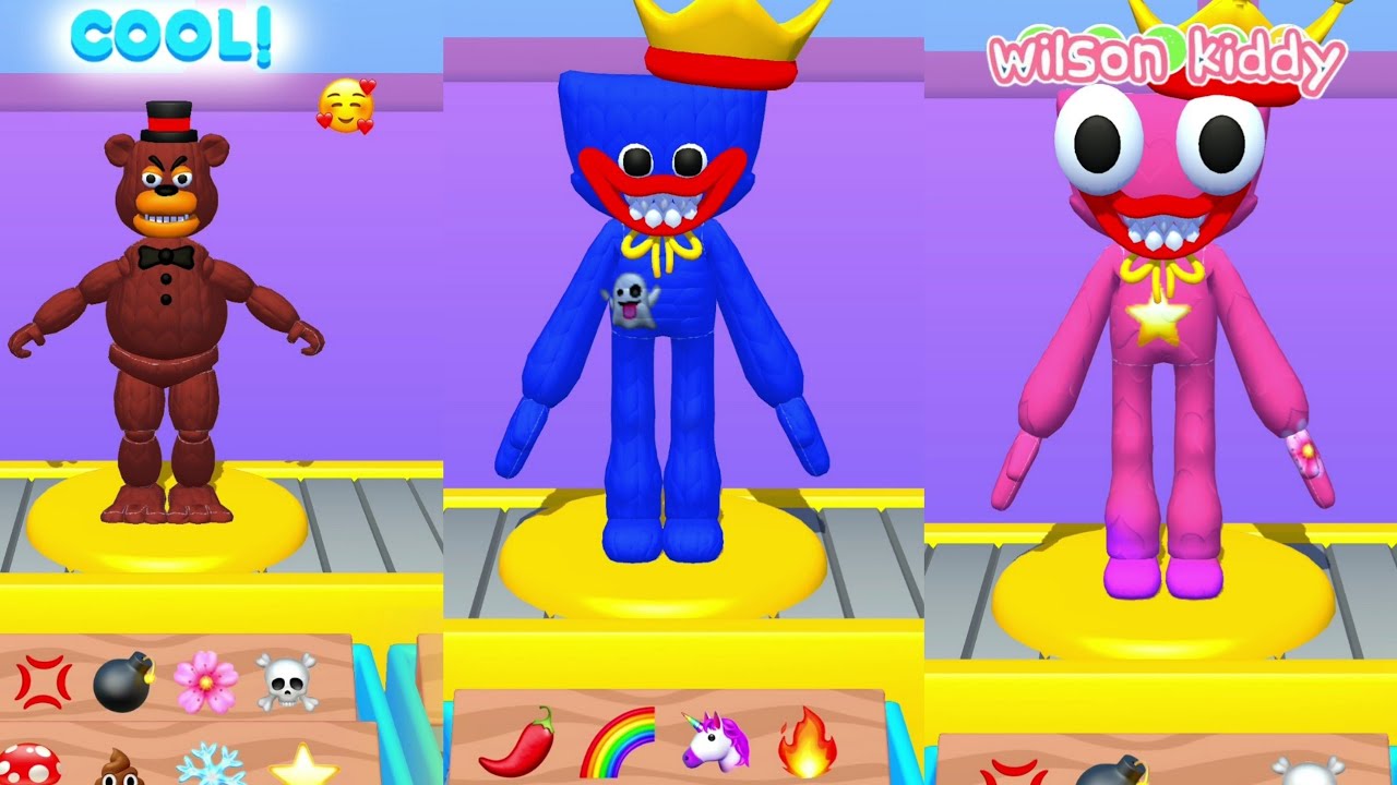 Buat B0neka Huggy Freddy dan Kissy Missy 😍🤩 | T0y Factory | Wilson Kiddy
