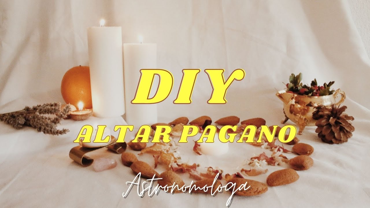 &iquest;C&Oacute;MO HACER UN ALTAR WICCA?✨| DIY altar pagano, elementos y decoraci&oacute;n #altarwicca