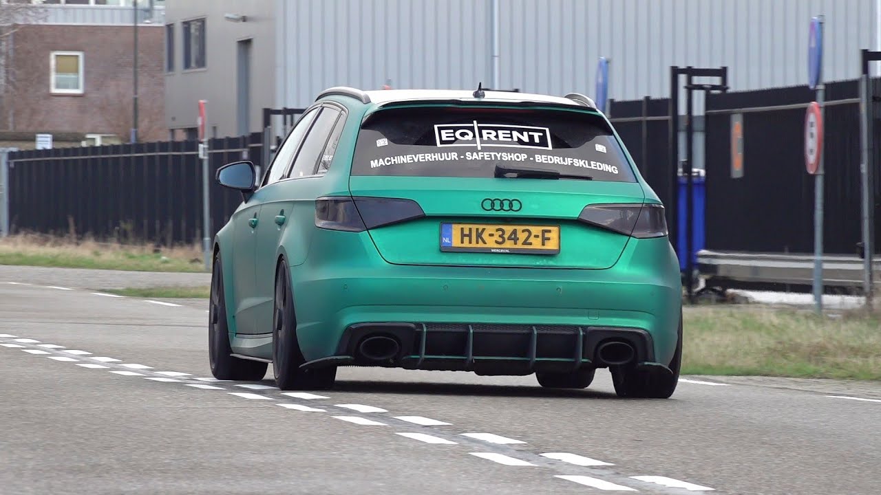 420HP Audi RS3 Sportback 8V w/ Armytrix Exhaust - Start, Revs, Crackles & Accelerations!