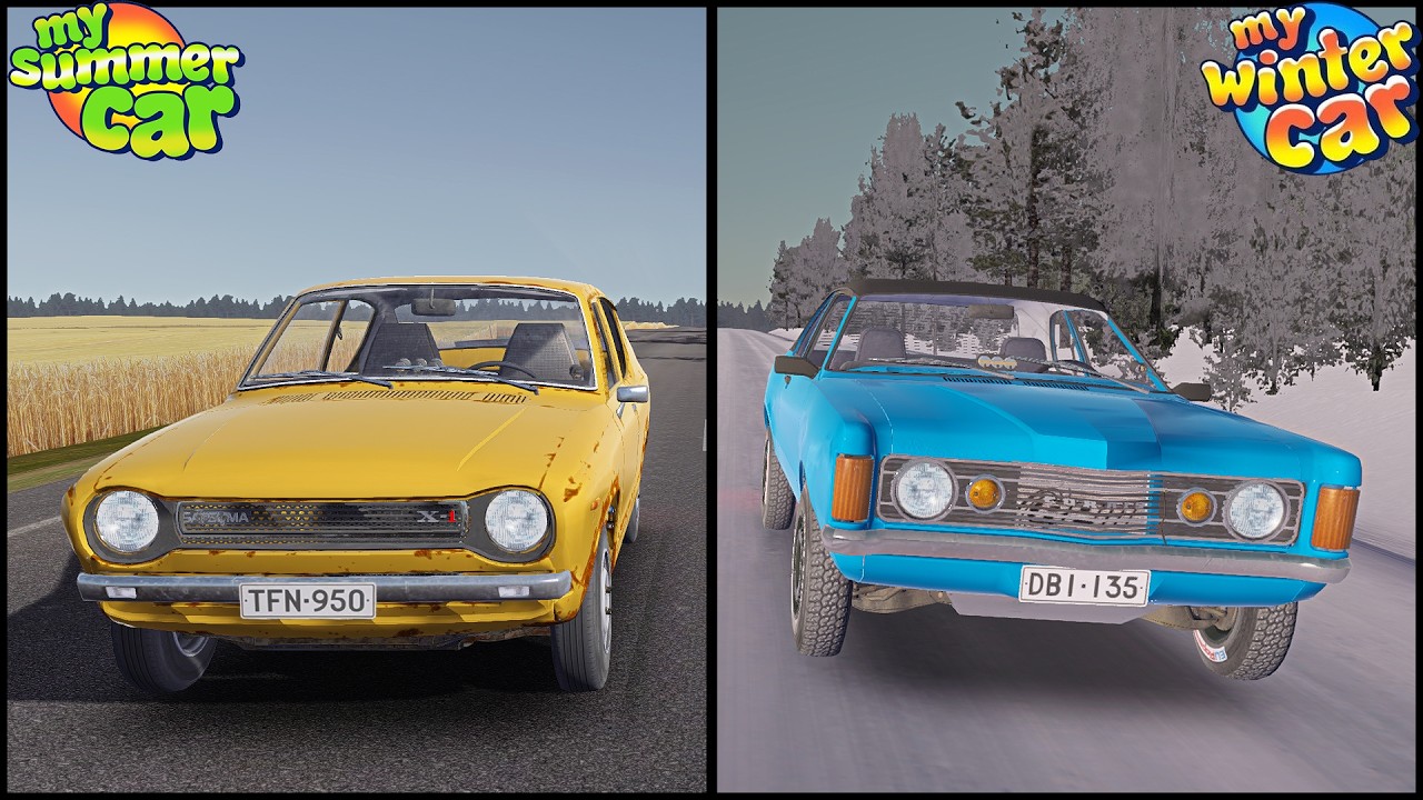 САТСУМА и КОРИС! Сравнение МАШИН! - My Winter Summer Car