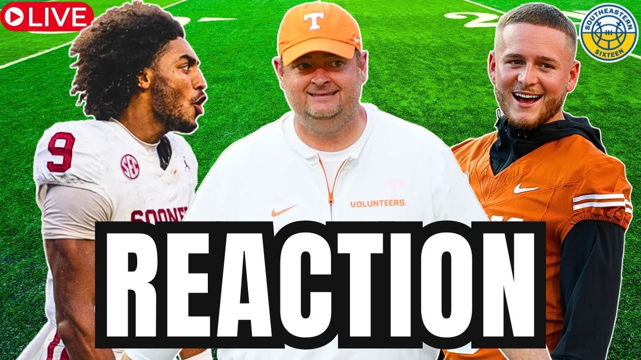 SEC Football Reaction: Texas DOMINATES Oklahoma, Tennessee Defeats Florida, More
