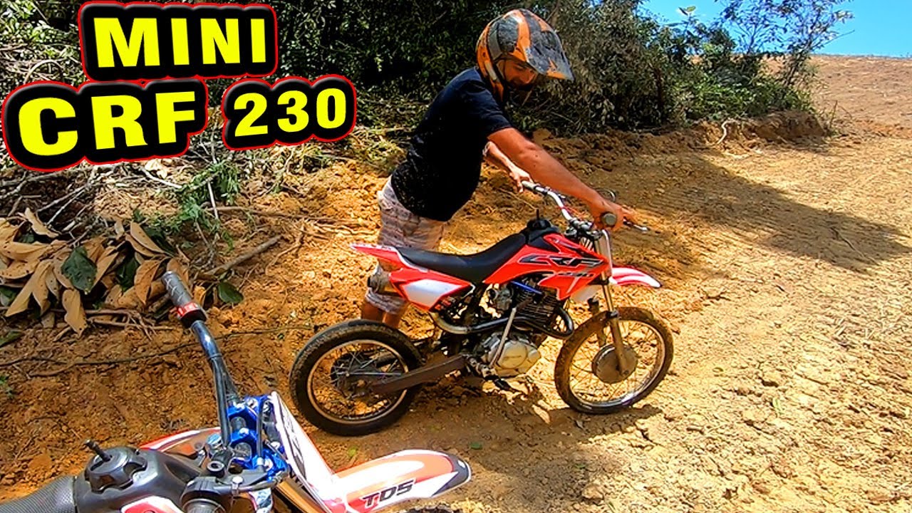 ROLÊ na MINI CRF 230 - Ficou muito FORTE