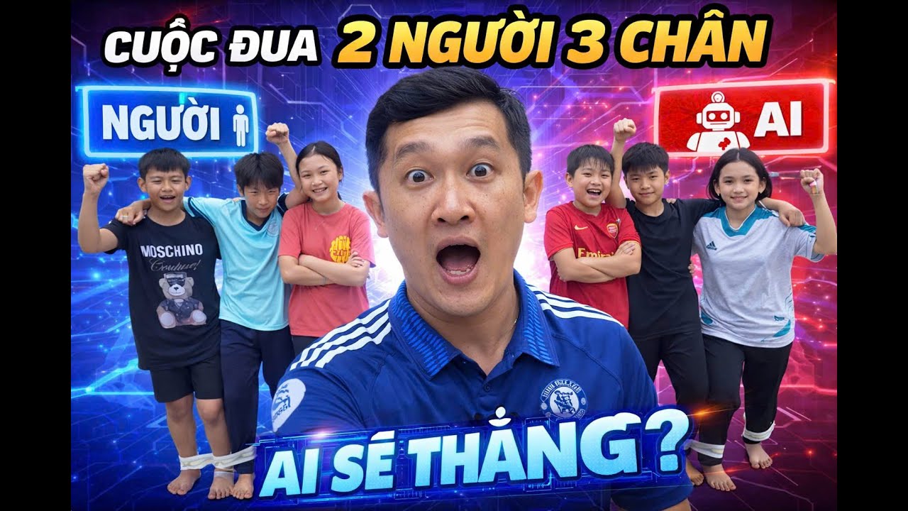 Phú Phong Trào | Cuộc Đua 2 NGƯỜI 3 CHÂN! Ai Sẽ THẮNG? 🤼‍♂️Two People Three Legs🤣