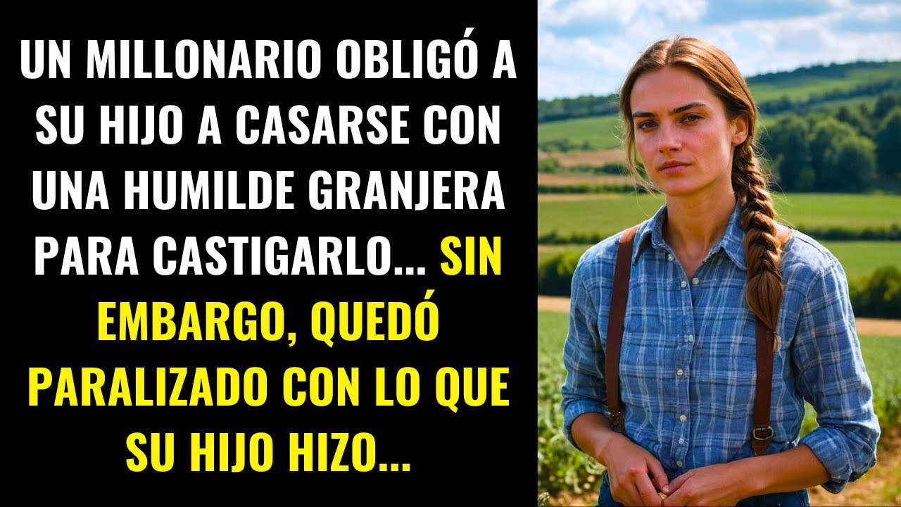 MILLONARIO FORZÓ A SU HIJO A CASARSE CON UNA GRANJERA HUMILDE... PERO JAMÁS ESPERÓ LO QUE SUCEDIÓ...