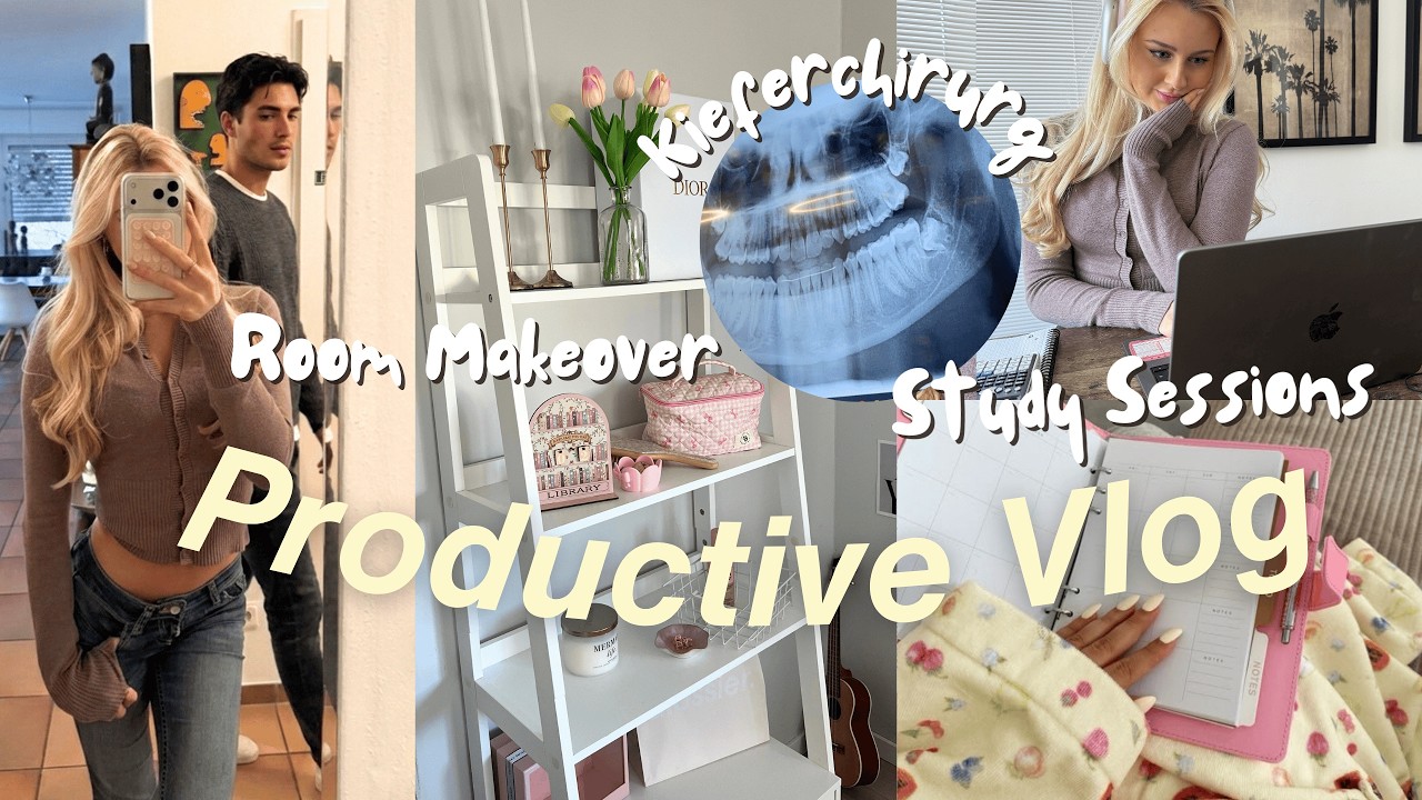 Mein Wochenende in 48h: Zimmer Glow Up, Lernen & Weisheitszahn -Drama 🦷 MaVie Noelle