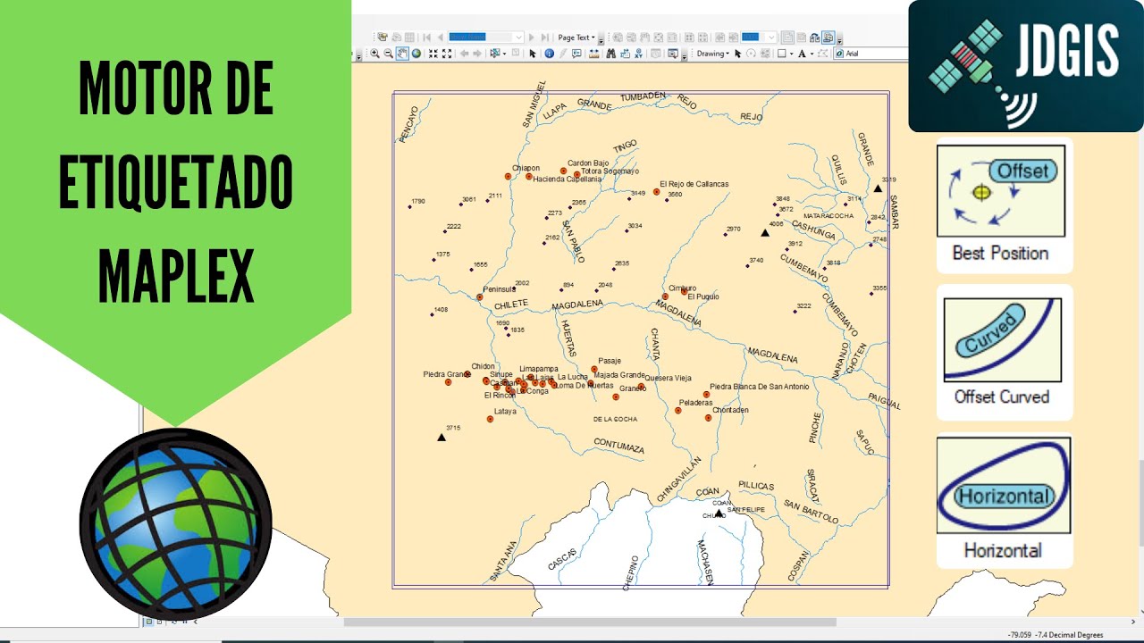ETIQUETADO AVANZADO (MOTOR DE ETIQUETADO MAPLEX) EN ARCGIS