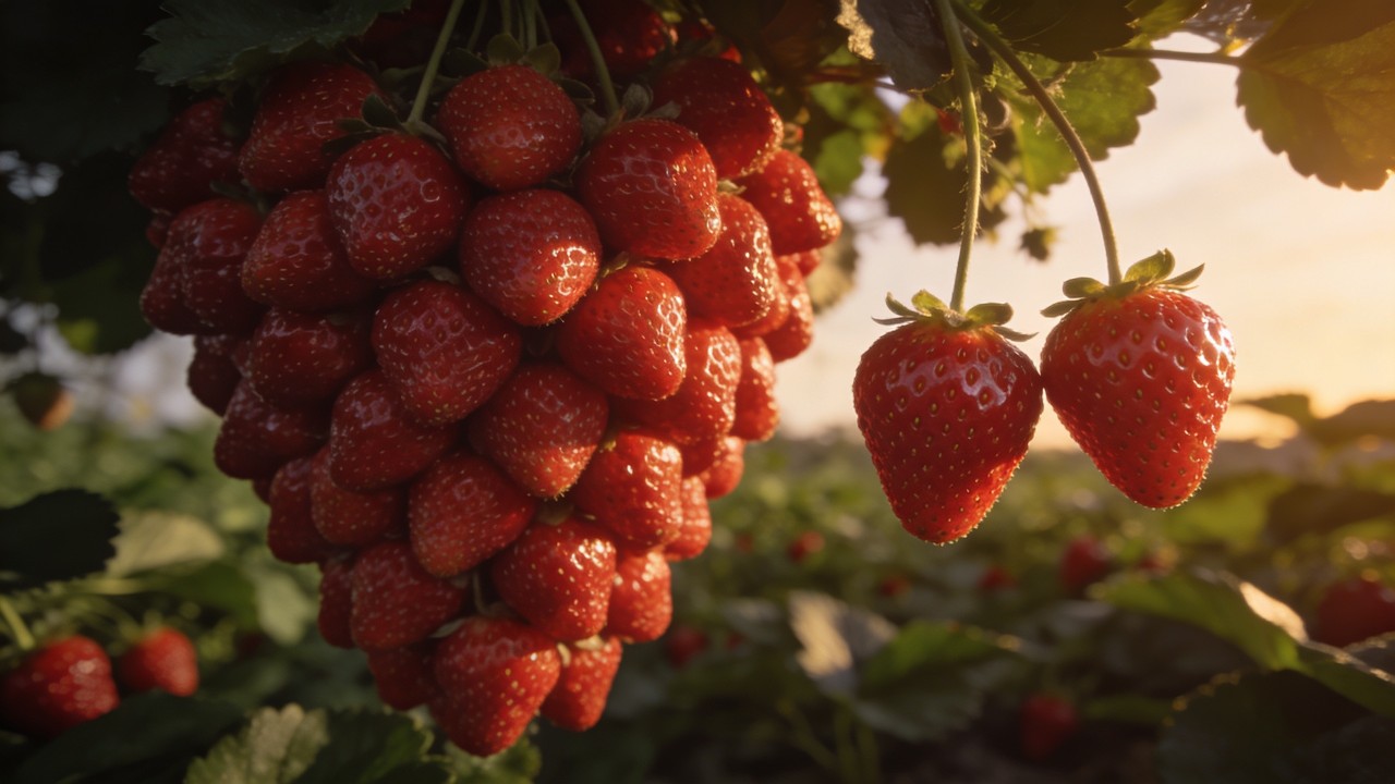 How Strawberries Grow | The Secret Behind Heavy Strawberry Harvests