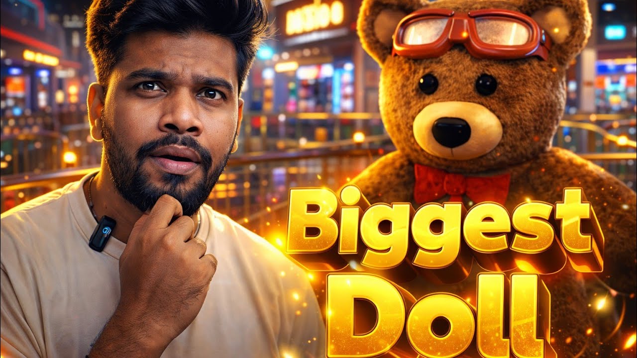 Biggest Doll ನೋಡಿ ನಾನು Full shock ಆದೆ 😱🤯 ||#doll😍 || @chethanrohith4137 