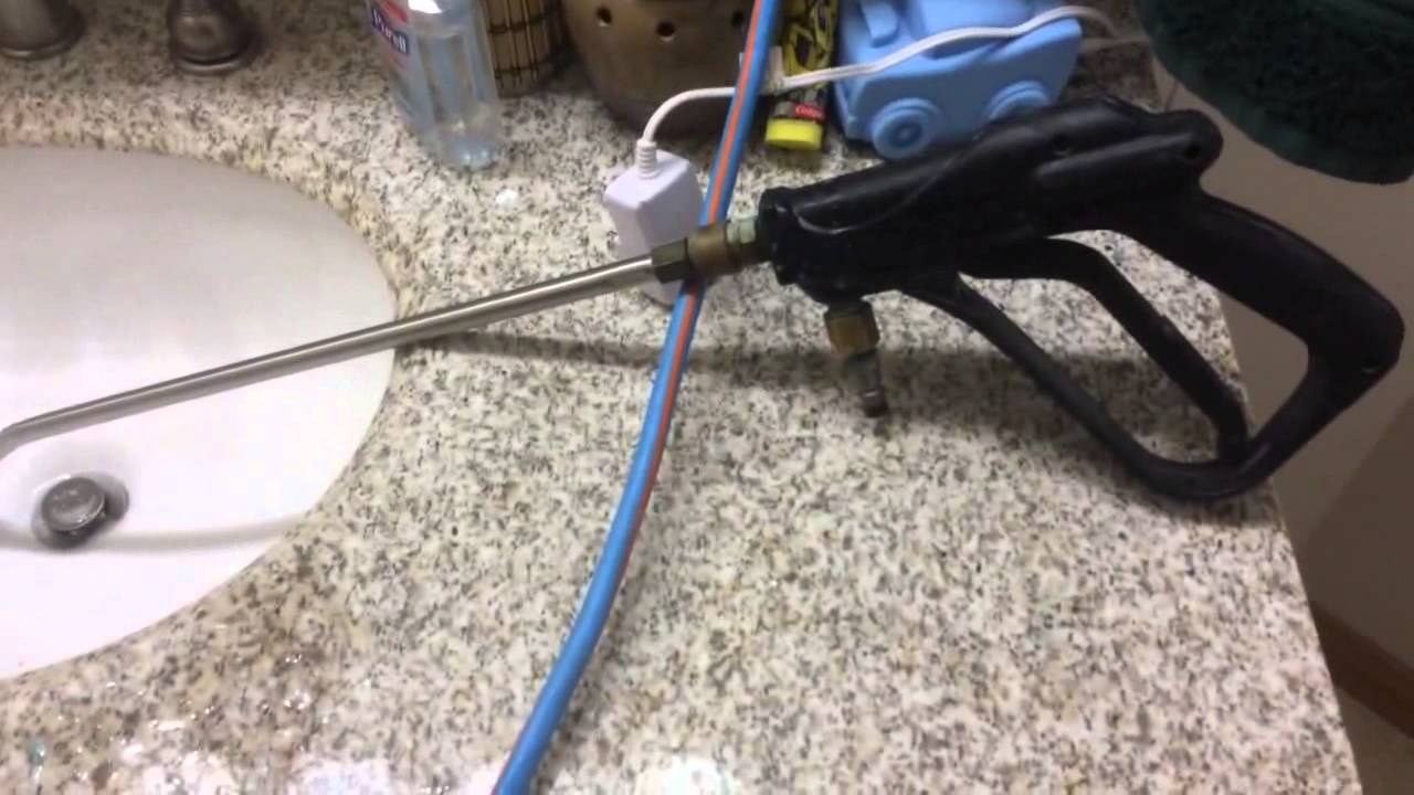 Freedom spray system in use with pump attached and without the pump leaving sprayer head, hose, etc