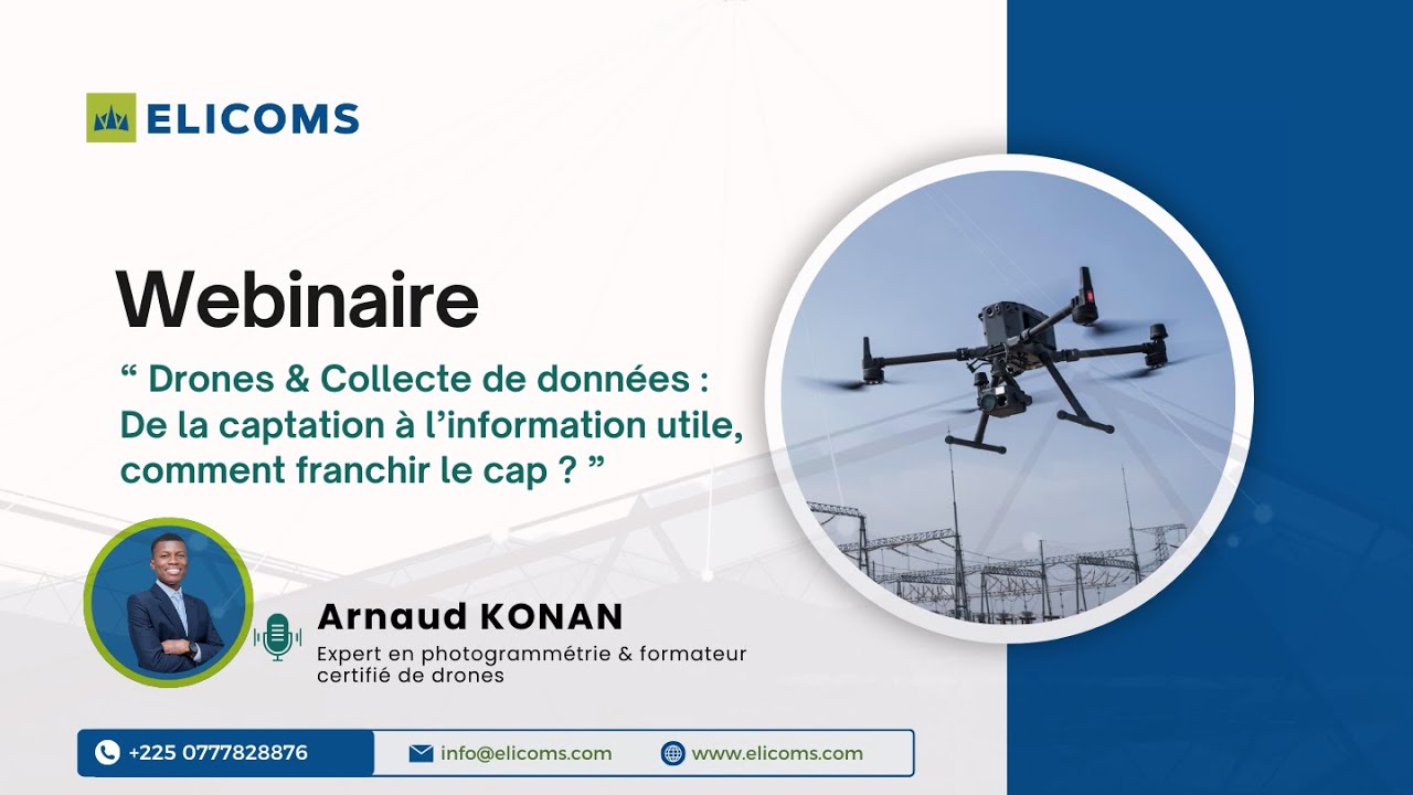 Webinaire du 20 novembre 2025 | Drones & Collecte de données