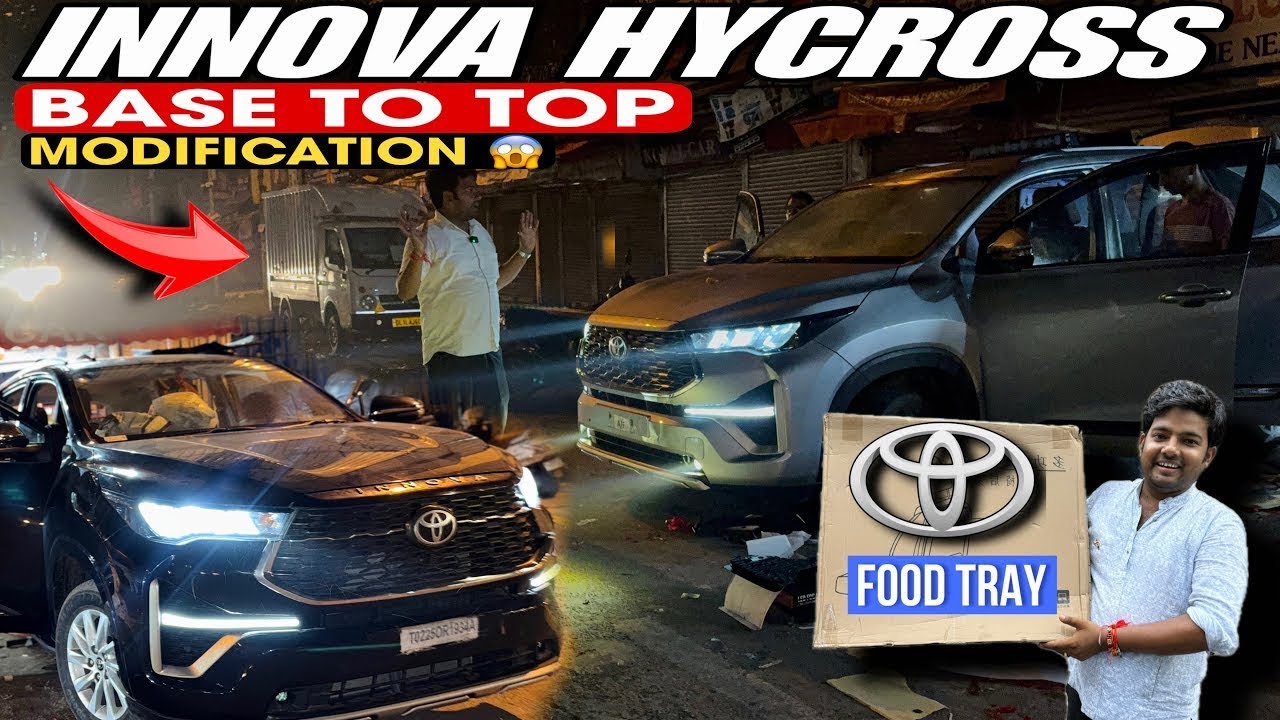 Toyota Hycross Next Level Modification🔥Karol Bagh Hycross Modified🤩