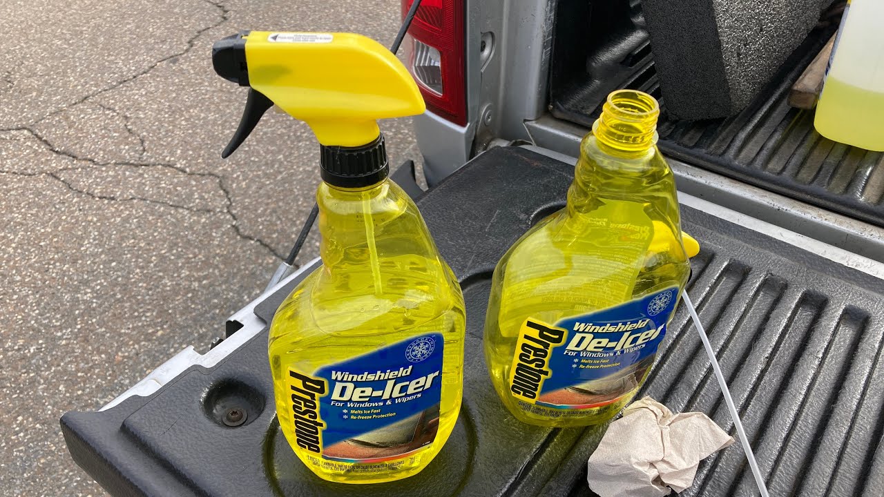 Refill the un-refillable windshield de-icer!