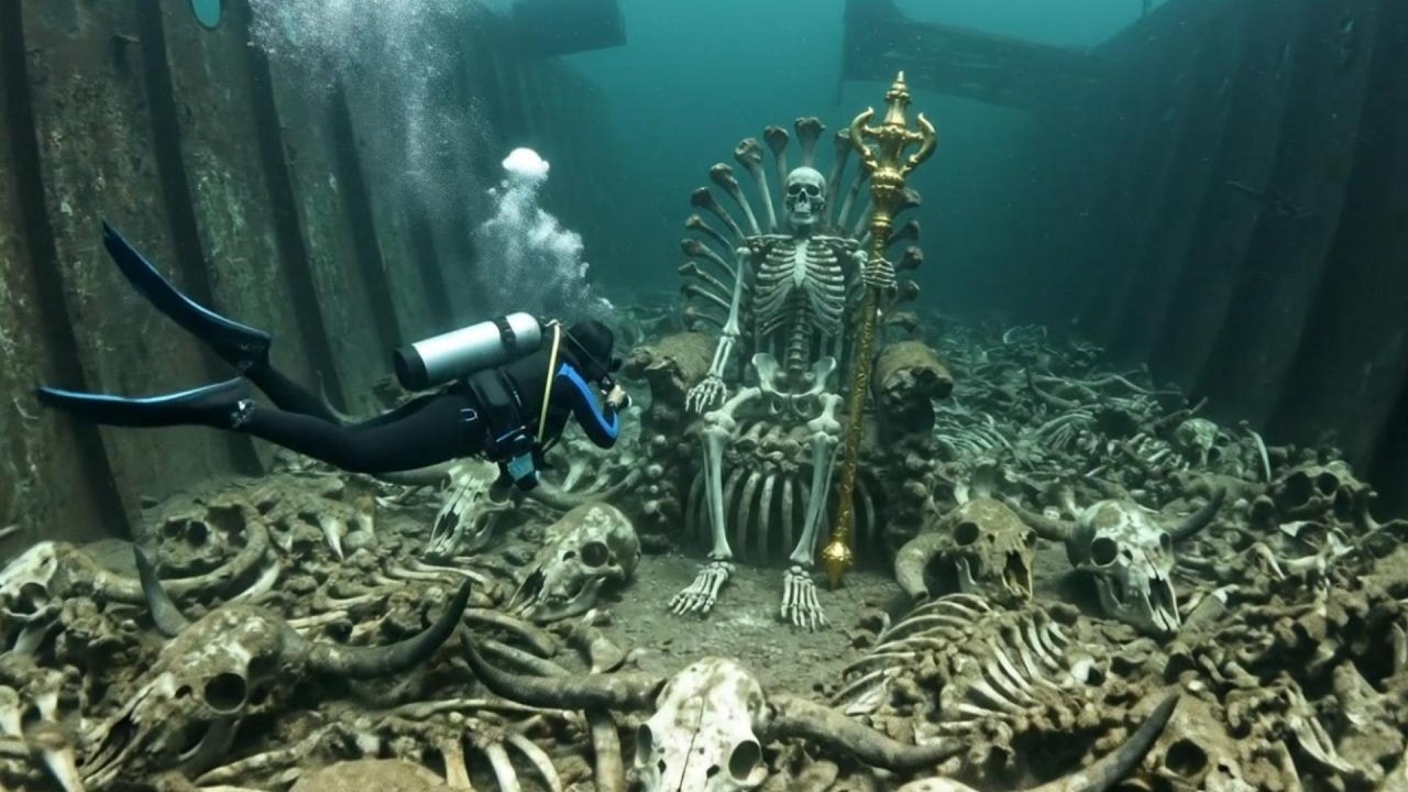 Found LIVING Skeletons at 3000m Diver Freezes After Digging THIS Out of Shipwreck!