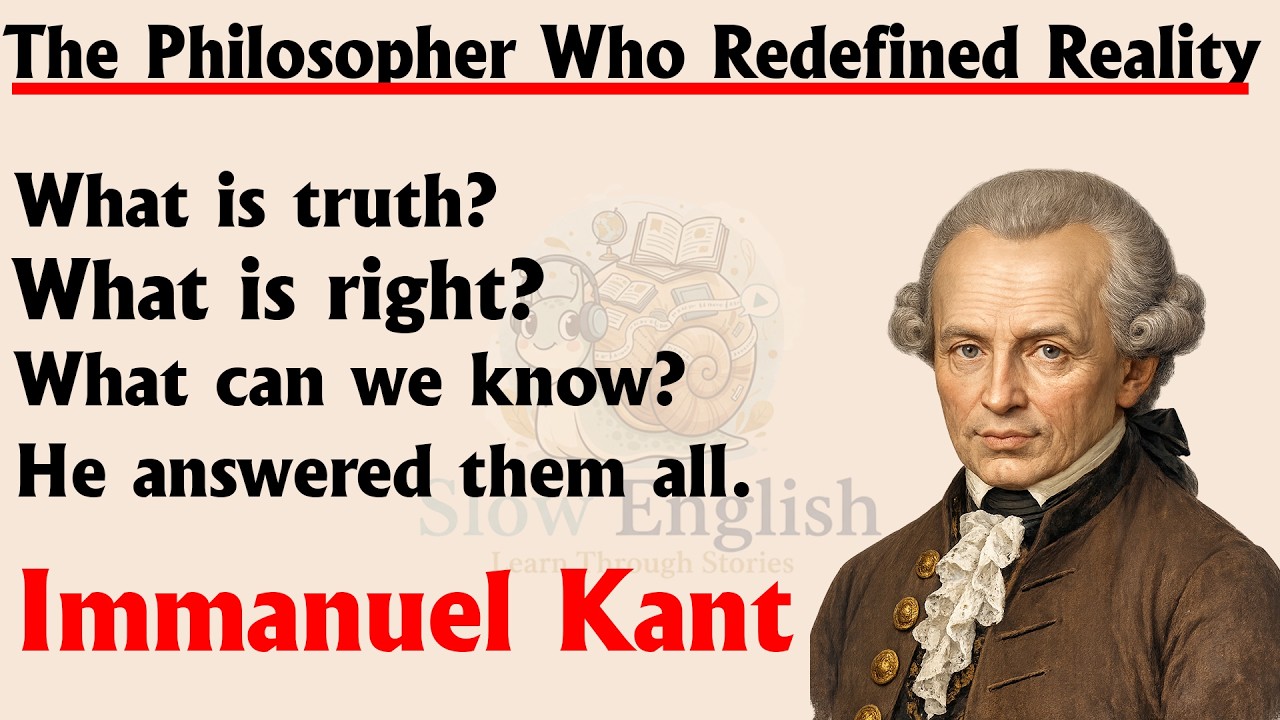 Learn English Through Story Level 2 || Graded Reader || The Story of Immanuel Kant