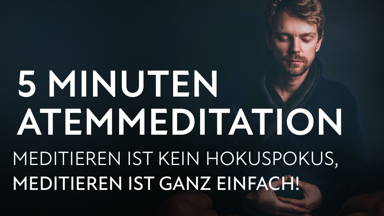 5 MINUTEN ATEM MEDITATION 🌿😌 Geht schnell & tut richtig gut