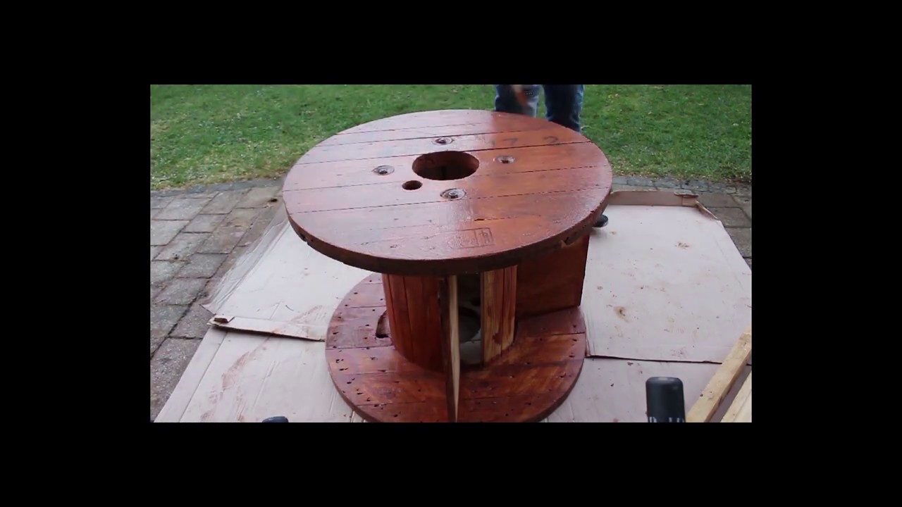 Pflanzkübel aus Kabeltrommel | Cable Spool | Flowerpot | DIY