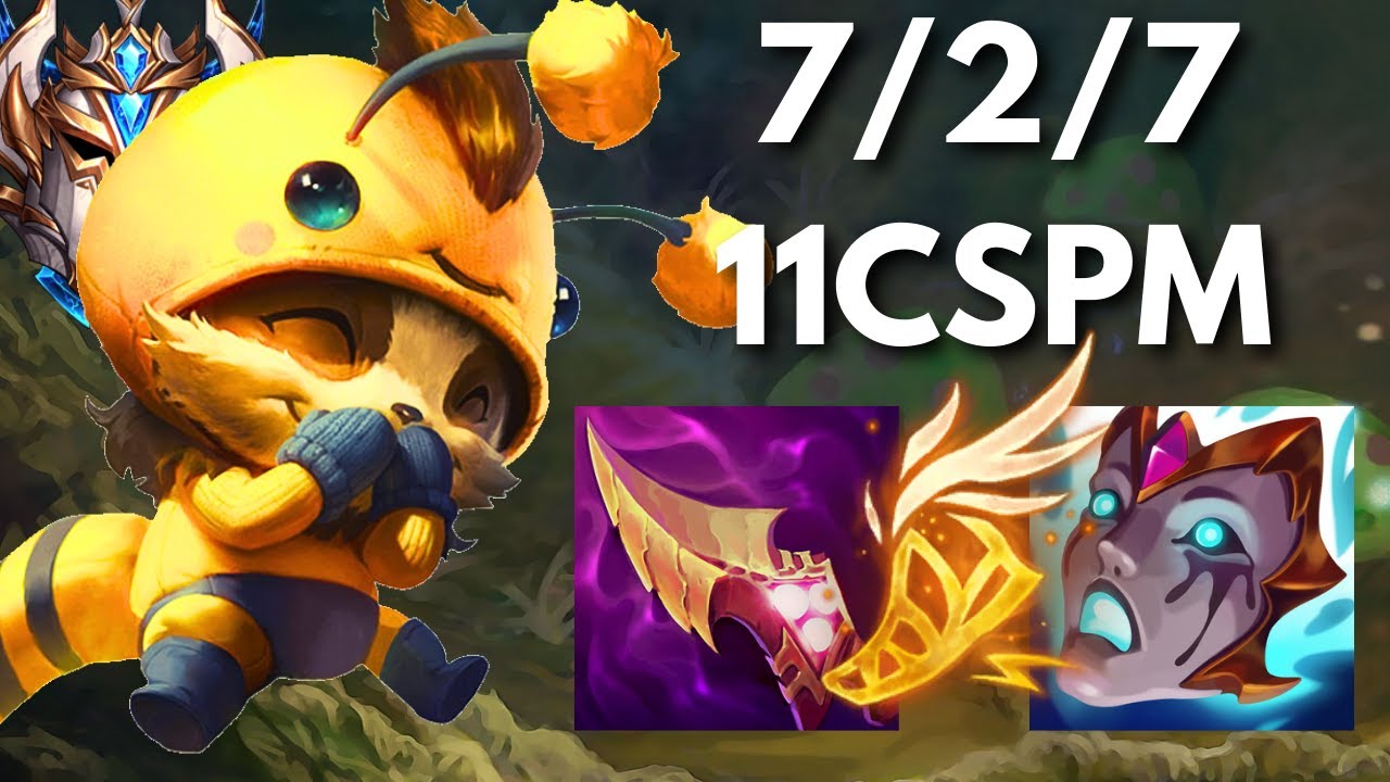 How to win? High CS, Low Deaths [Rank 1 Teemo vs Sion]