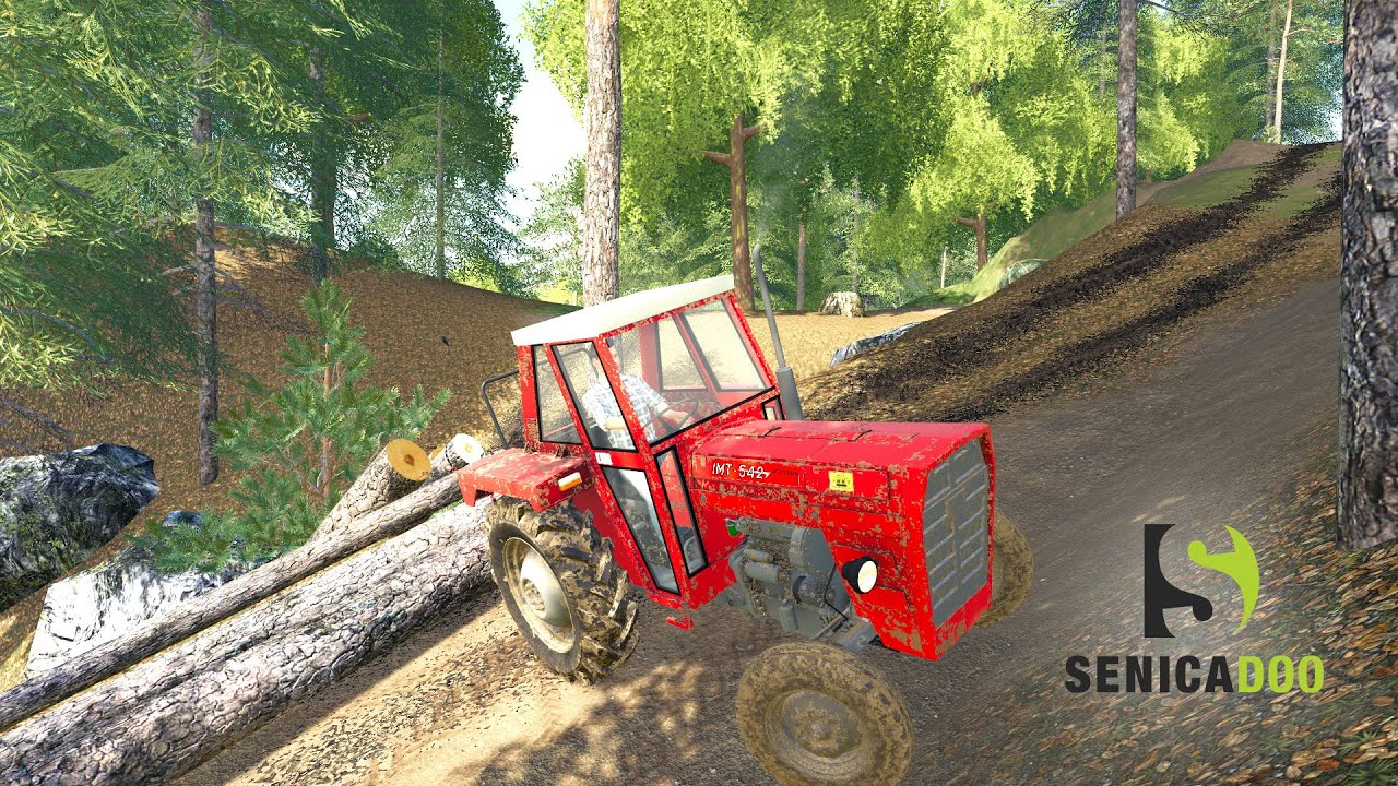 UTH19 - IMT 542 u šumi - Winching Logs