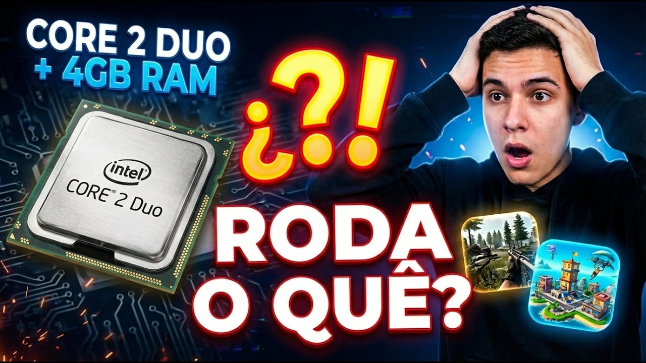 Core 2 Duo + 4GB RAM: Roda o Qu&ecirc; em 2026?
