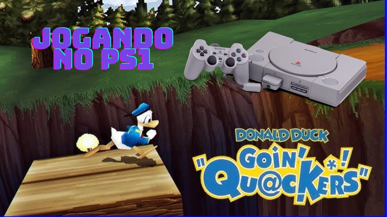 Disney's Donald Duck: Quack Attack   jogando um pouco no ps1