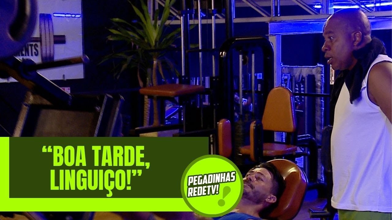 TONINHO TORNADO QUER REVEZAR NA ACADEMIA! | Pegadinhas RedeTV!
