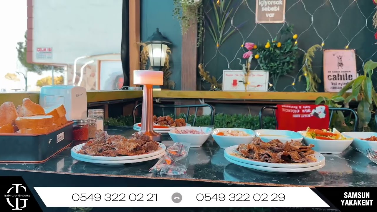 Samsun Yakakent de satılık devren Restorant 