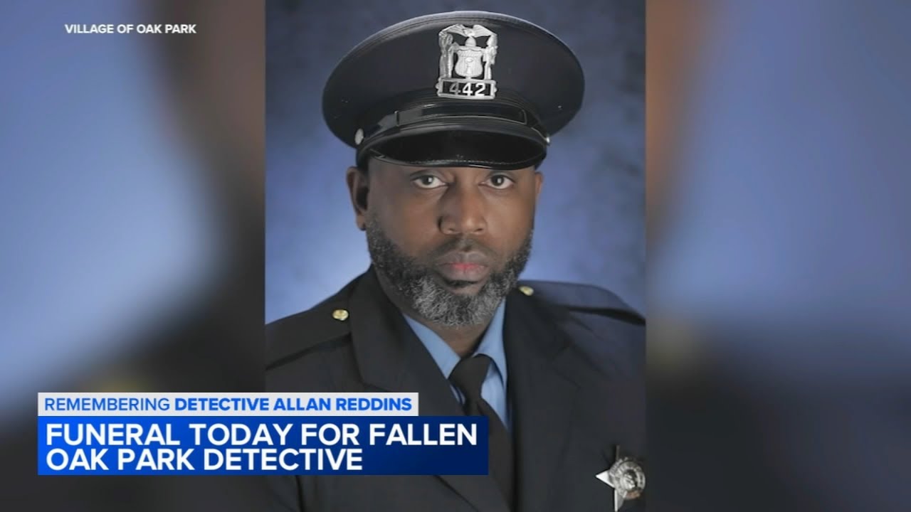 LIVE: Funeral for fallen Oak Park Detective Allan Reddins