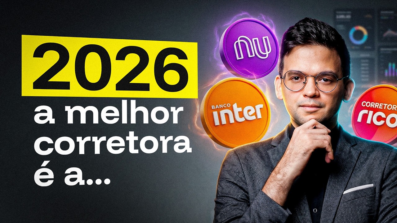 As 3 Melhores Corretoras para Investir em 2026 (tudo em um APP s&oacute;)