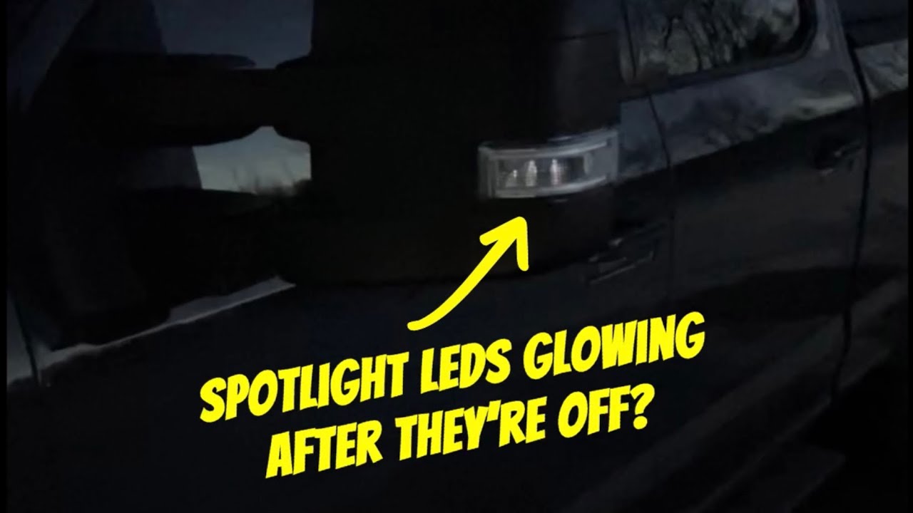 F150 spotlight led glow fix