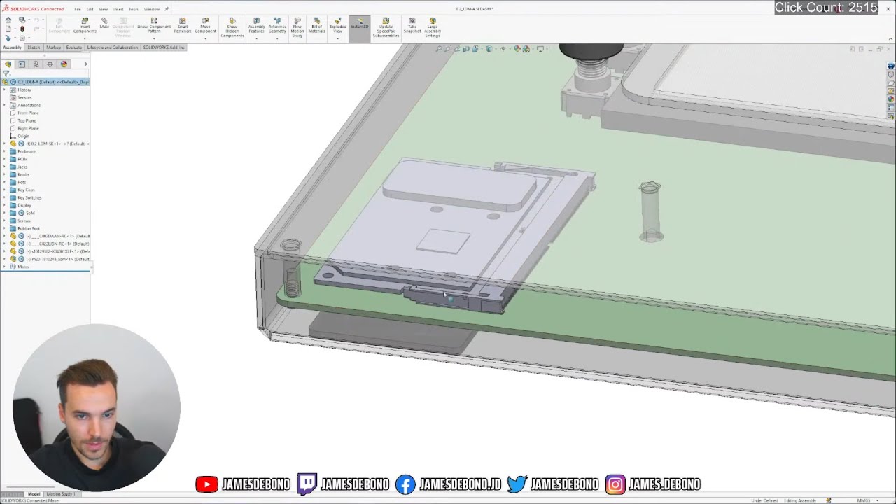 Live Drum Machine - Mechanical Design Stream | #28