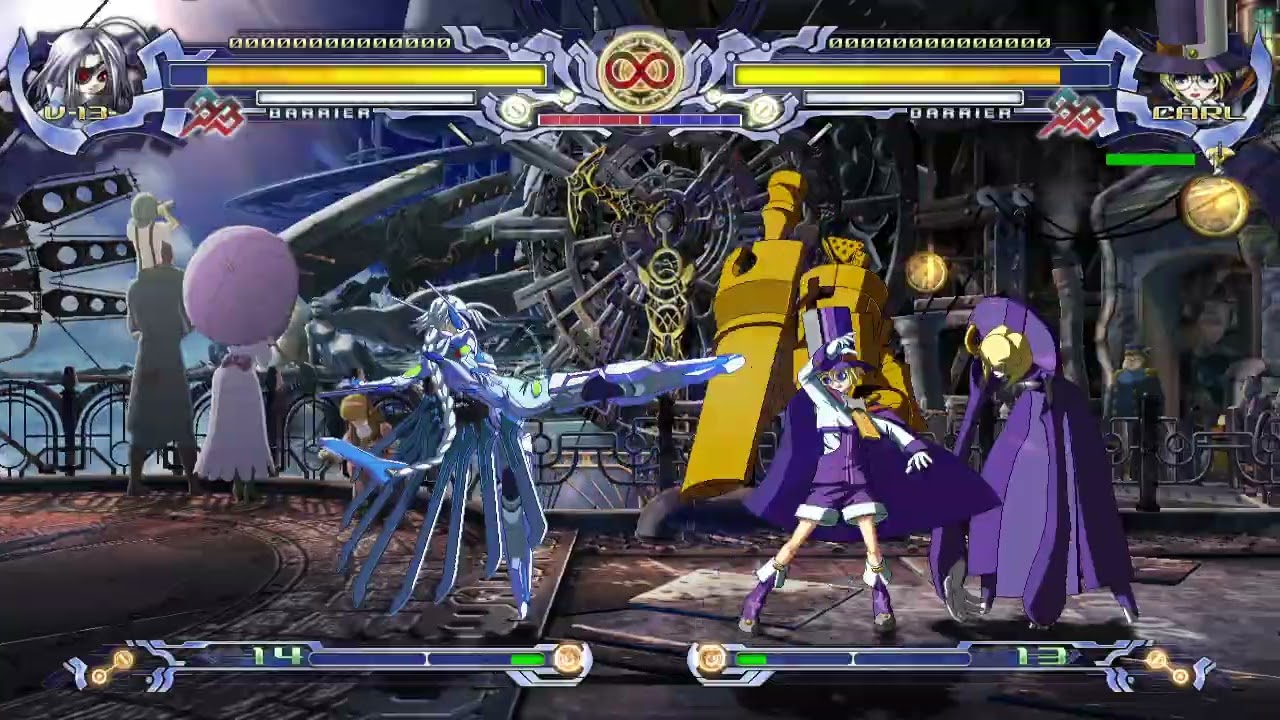 BlazBlue Calamity Trigger Nu-13's Story All Endings (BGM Patched) (Sub)