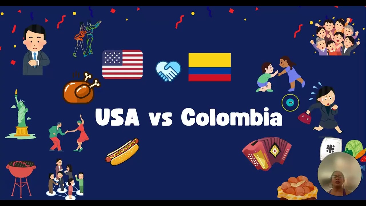 U.S.A vs Colombia: Cultural elements