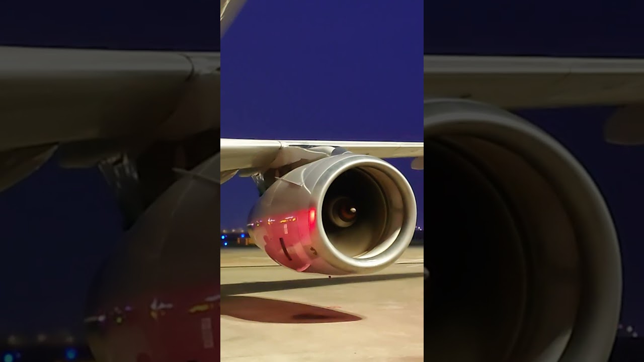 A320 IAE 2500 engine idle run