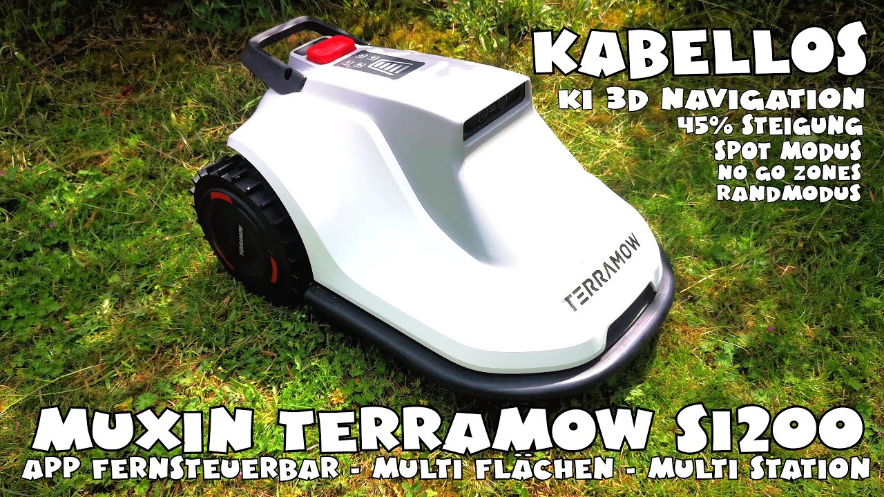 Gamechanger: Muxin Terramow S1200EU AI Rasenroboter - Prototyp