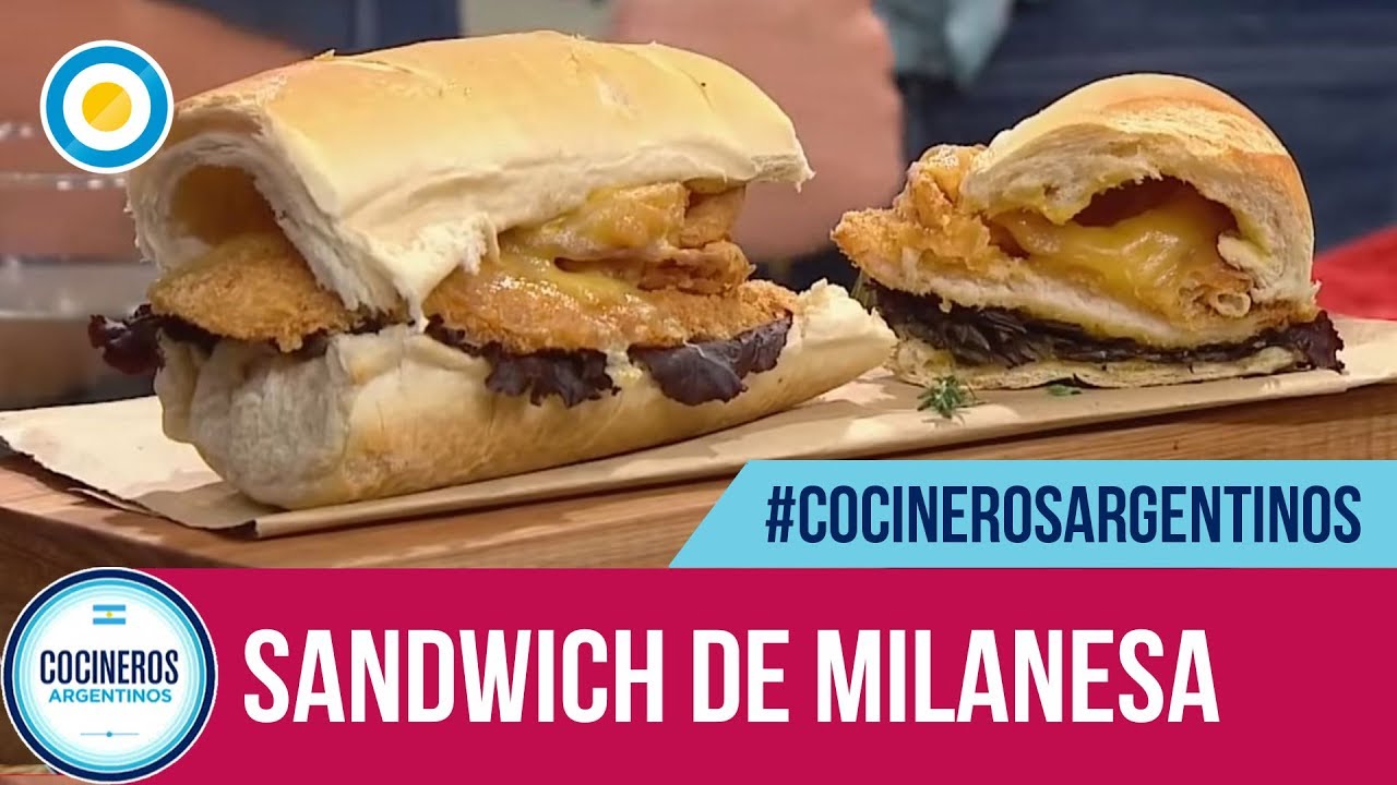 #CocinerosArgentinos | Sandwich de Milanesa de pollo