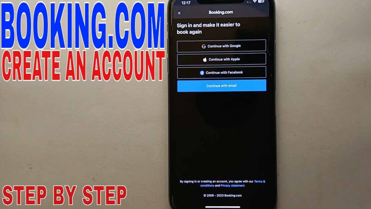 ✅  How To Create An Account On Booking.com 🔴