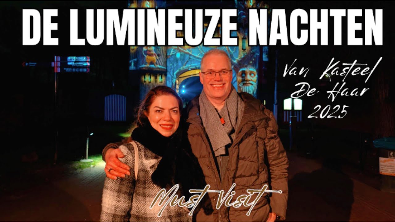 De Lumineuze Nachten 2025 | Kasteel De Haar Light Show 🏰🌕🌑🌟نمایش نورانی 