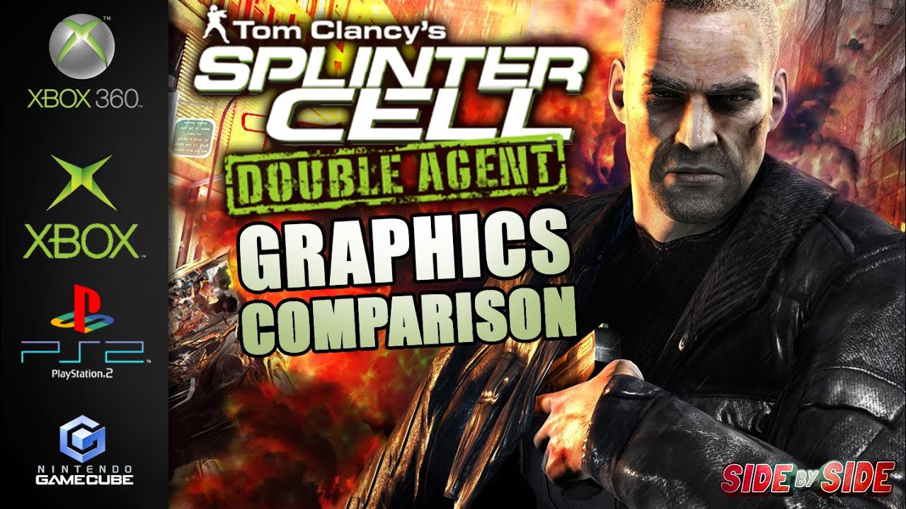 Splinter Cell Double Agent | Graphics Comparison | ( Xbox360 , Xbox , Gamecube , Ps2 )