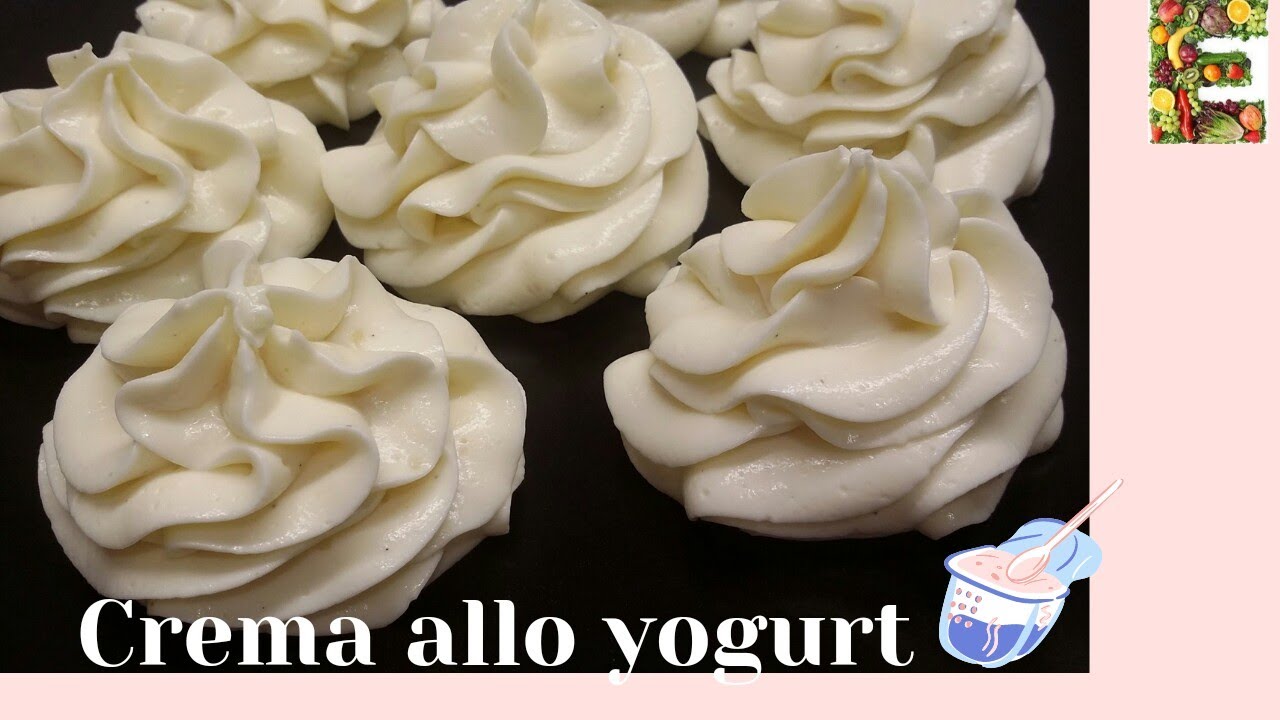 Deliziosa Vellutata CREMA allo YOGURT🍧Delicious YOGURT CREAM...Delicioasa CREMA de IAURT...