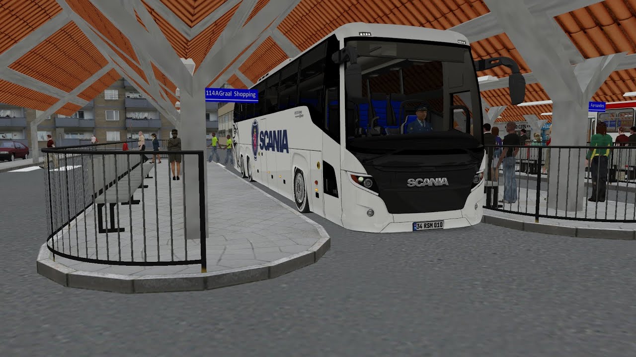 OMSİ 2 | Scania Touring | Brigederio Map Line 114