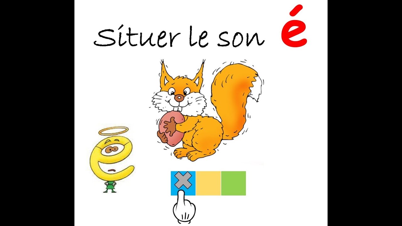 Situer le son é dans des mots