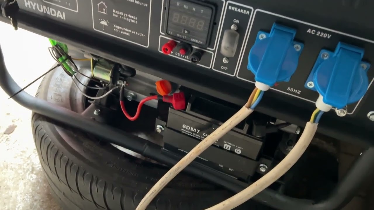 Генератор Hyundai HHY3500E. Переход на природный газ.