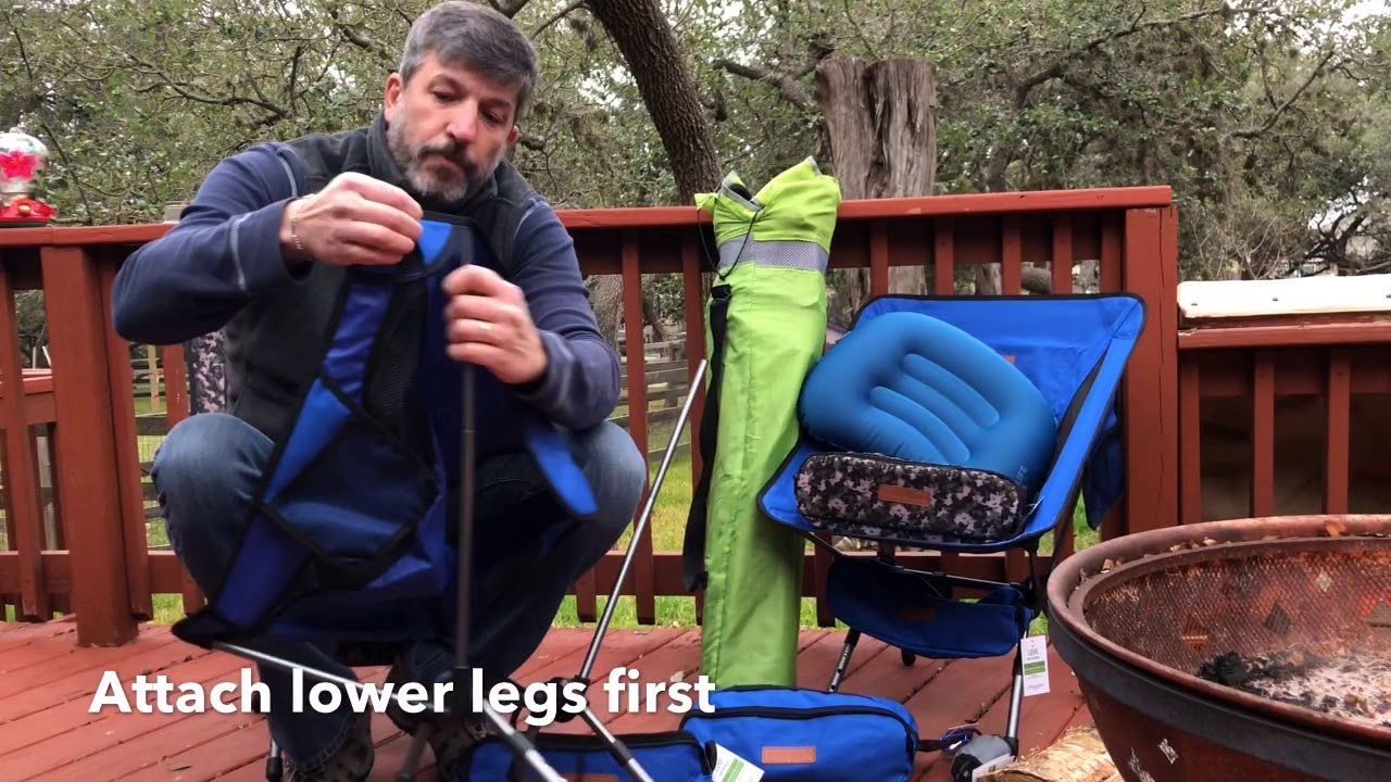 Lightweight Portable Chair for Camping, Backpacking, Music Festivals, Fishing and Hunting